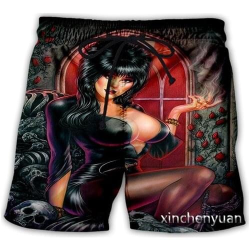 New 3D Printing Halloween Fashion Men Women Tracksuits Crewneck Hip Hop Shorts Plus Size S-7XL