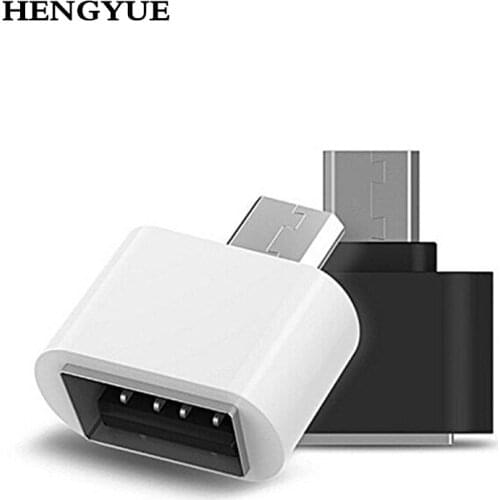 2018 NEW Micro USB To USB OTG Mini Adapter Converter For Android SmartPhone Cellphone Factory Price Drop Shipping 2pcs