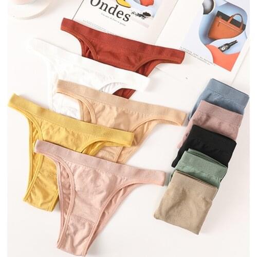 Sexy Lingerie Womens G-String Thong Panties String Underwear Low-Rise Women Underpants Briefs Pants Intimate Ladies T-back