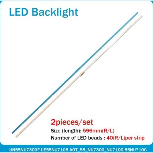 LED Backlight strip for UE55NU7100 UE55NU7300 BN96-46033A 45913A BN61-15485A AOT_55_NU7300_NU7100 LM41-00566A 00613A