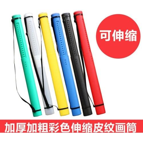 6 colors Art supplies Square Drawing Tube Adjustable Portable Drawing Strong Poster Scroll Holder Bow Arrow Quiver Tube