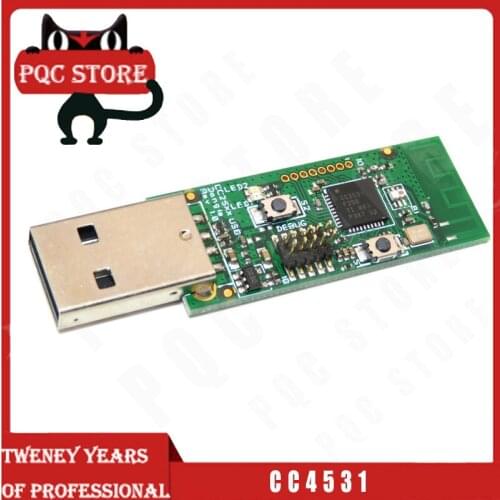 1pcs CC2540 Wireless Zigbe Sniffer Bare Board Packet Protocol Analyzer Module USB Interface Dongle Capture Packet with shell