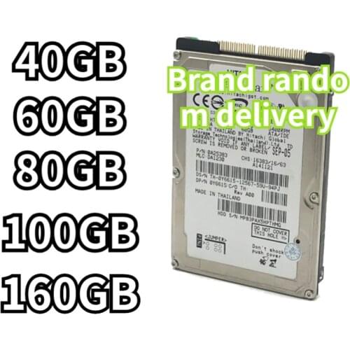 2.5 HDD 5400rpm 8M PAPA IDE for Laptop Notebook 40GB 60GB 80GB 120GB 160GB 40G 60G 80G 120G 160G Internal Hard Drives disk
