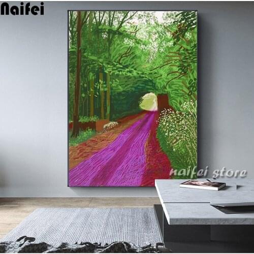 5D Diy Diamond Painting The Arrival Of Spring Artistic Abstract Landscape Full Square Round Diamond Painting Mosaic Home Decor