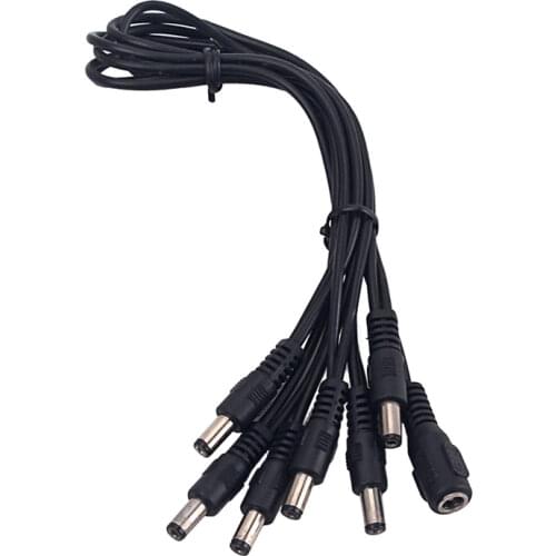 6 Ways Cord Copper Wire Guitar Effect Pedal Power Supply Splitter For Electric Guitar