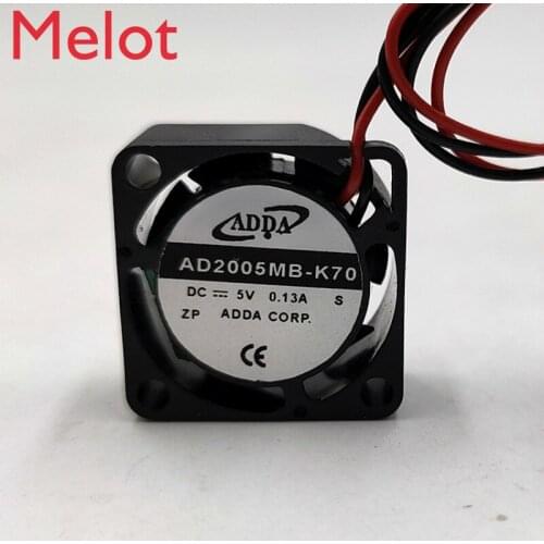 ADDA 2010 AD2005MB-K70 5V0.13A auto player CD hard disk mute cooling fan
