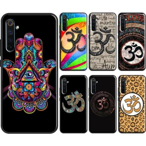 Aum om Namaste Symbol Zen Yoga For OnePlus 9 Pro 8 7T 8T Nord Case For OPPO Realme 8 Pro X2 6 7 Pro GT Neo C3 C21 Cover