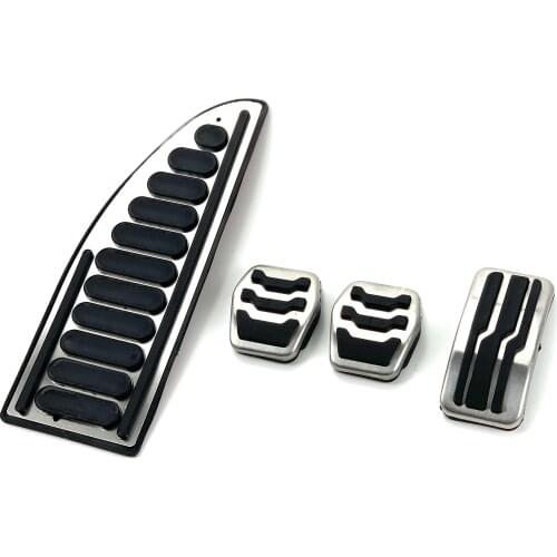 Car Accessories Stainless steel Pedal For Ford Focus KUGA Escape Escort C-Max S-Max Mondeo Fusion MK4 For Mazda3 For LINCOLN MKC