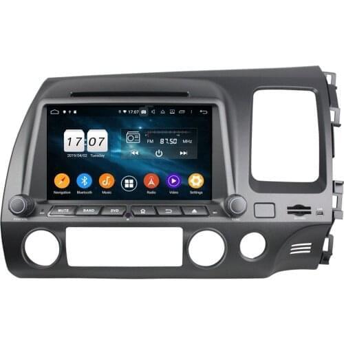 8" PX6 Android 9.0 Car Radio For Honda Civic 2006-2011 Car Audio Stereo 6 Core DVD Player 2 Din Navigation Car Multimedia DSP