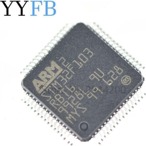Free shipping 5pcs STM32F103RBT6 Medium-density performance line ARM-based 32-bit MCU STM32F103RBT6