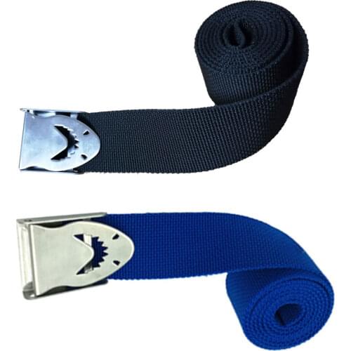 Quick Released Scuba Diving Weight Belt Buckle BCD Webbing Harness Waist Belt Retainer Stopper Wreck Cave BCD Accessoires 1.5M