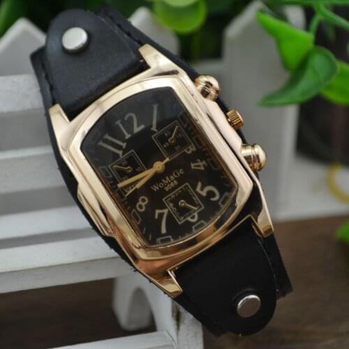 2021 hot style square dial personality new product watches mens leather watches wholesale luxury watches watches gifts