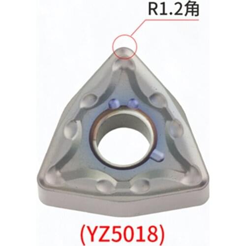 CNC Blade Outer Peach-shaped Turning Blade Stainless Steel Aluminum Lathe Carbide Round Blade YZ5018