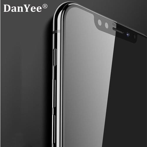 DanYee 100pcs 6D Full Rubber Tempered Glass Film Full Screen for Apple 6/7/8/8plus for iPhoneXs Max Wholesale Price