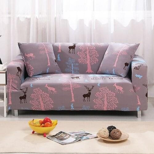Plant pattern stretch Non-slip sofa cover safety dust-proof Anti-breakage sofa towel full cover combination couch cover CZ45