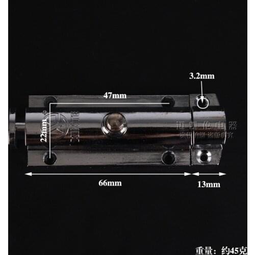 Hotel Office Home Security Lock Chrome Door Lock Door Window Security Bolt Door Lock Latch Gate Cabinet Latch