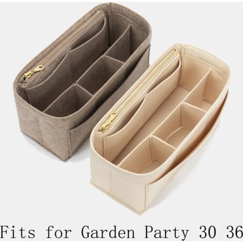 Good Material Insert Bag Organizer Garden Party 30 36 Makeup Handbag Organizer Travel Inner Purse Portable Cosmetic Inside Bags