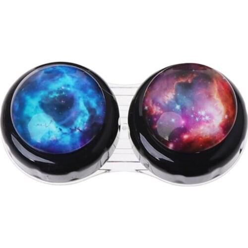 Contact Lens Box Case Portable Travel Outer Space Plastic Eyes Nursing Container