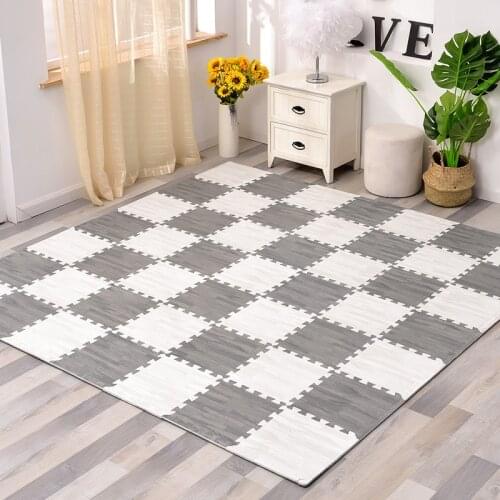 Soft Floor Baby EVA Foam Play Gym Puzzle Mats Wooden Interlocking Exercise Tiles Crawling Carpet And Rug for Kids Game Activity