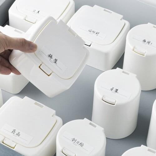 Creative toothpick box automatically pops up for household use Push-on cotton swab bucket drawer storage box Japanese pop-up