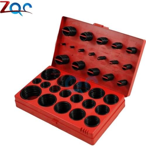 419 Pieces Assorted Kits Metric Rubber O Rings Gasket Assortment Set O Rings Rubber Washer for Household Equipment Vehicle