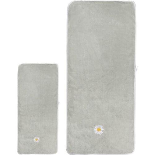 Towel set bath towel set fashion embroidery chrysanthemum soft comfortable Strong water absorption micrfiber fabric Quick Dry