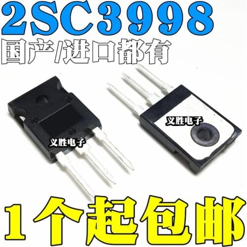 New and original 2SC3998 C3998 TO-3PL Ultrasonic power transistor 25A 1500V Power transistor ultrasonic commonly used new, ultr