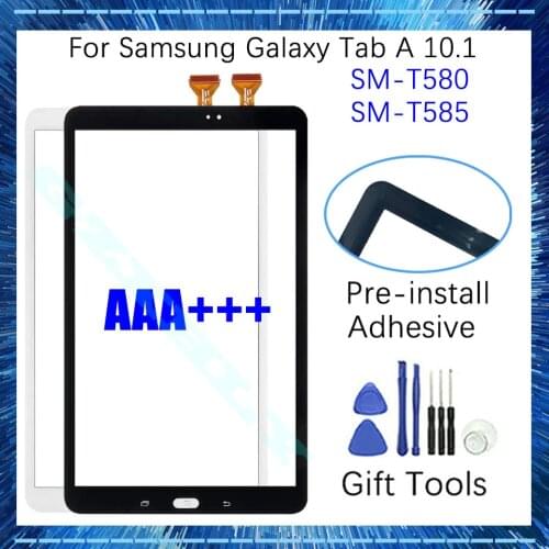 New Original For Samsung Galaxy Tab A 10.1 T585 T580 Touch Screen Display LCD Outer Digitizer Front Glass Panel Replacement