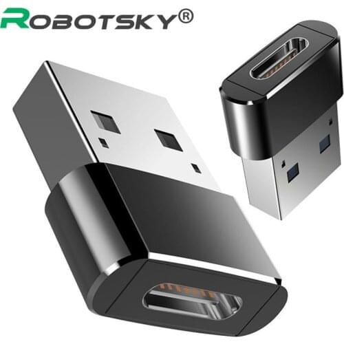 Type C Adapter USB C Female to USB2.0 Male Converter Type-C OTG Cable for Samsung Galaxy s8 s9 Huawei P20