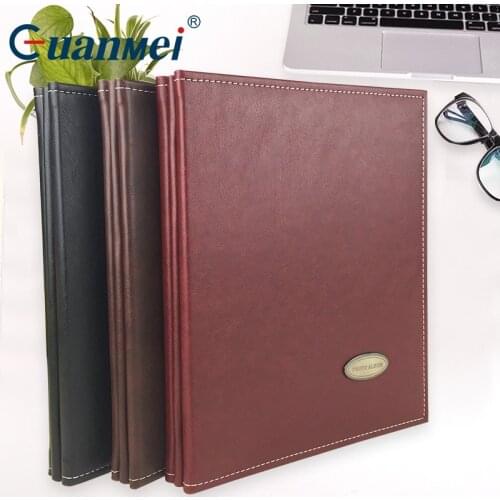 Professional A4 Display PU Folder Book Portfolio Album With Thickened Transparent Pockets For Music Score File 40pages