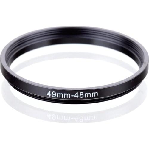 RISE(UK) 49mm-48mm 49-48mm 49 to 48 Step down Ring Filter Adapter black