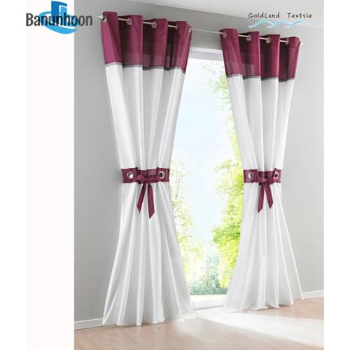 2019 Top Fashion Real Yarn Dyed Rope Curtains Fashion Solid Tulle For Bedroom Window Curtain Sheer For For Dining Decoration