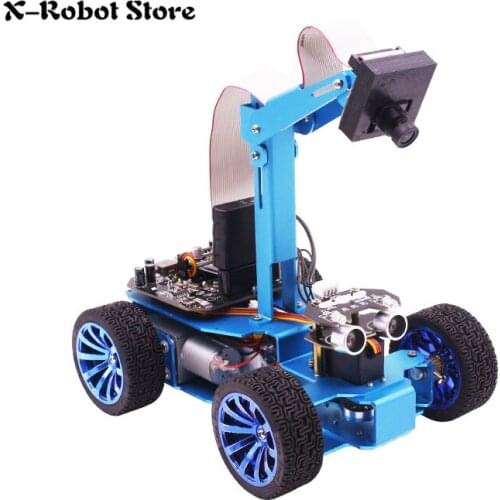 STM32 visual inspection line smart car independent steering gear steering robot OV7670 camera tracking hunt robot car