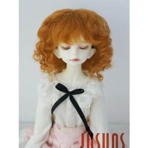 JD181 1/8 1/6 1/4 Fashion BJD doll wig Lovely curly Mohair Wigs 5-6inch 6-7inch 7-8inch wave wig for Porcelain doll