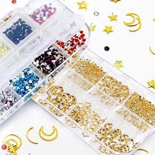 1Set Nail Sequins Acrylic Brushes Nails Art Drawing Liner DIY Brush Nail Art Tools Manicure Glitter Set Accessories for Women
