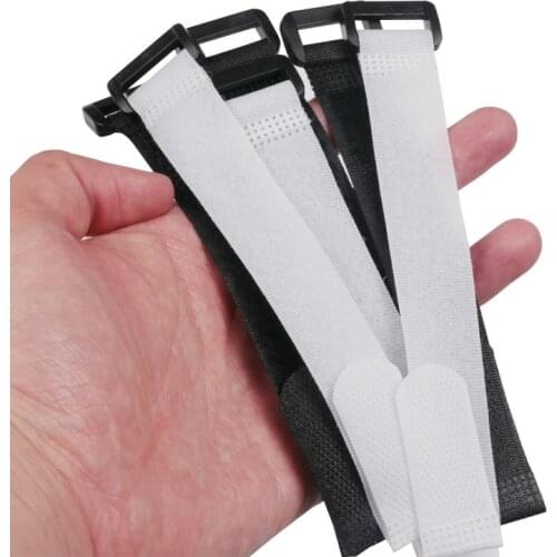 New 10Pcs Reusable Fishing Rod Tie Holder Strap Suspenders Fastener Hook Loop Ties Fishing Rod Strapping Outdoor Fishing Gadget