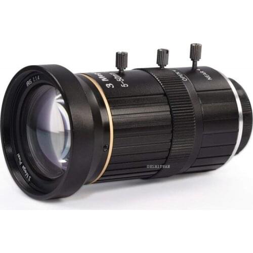 3.0 Megapixel 1/2.7" 5-50mm Lens F1.4 IR CS Mount Manual Iris Varifocal CCTV Camera Lens