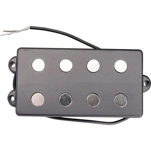 4-String Bass Parts Copper Wire Pickup Black Double Coil for Instrument Accs