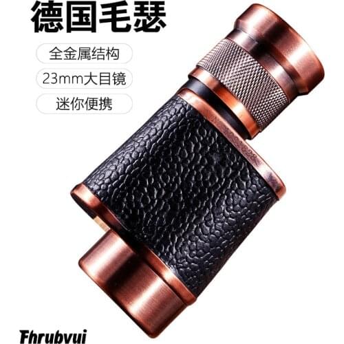 8x24 Single Cylinder HD Single Eye Pocket Metal Low Light Level Night Vision Telescope