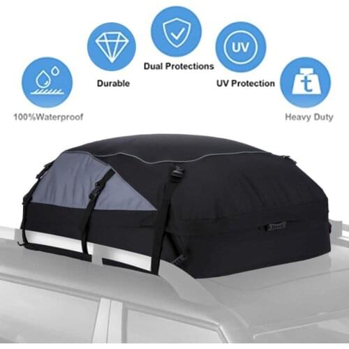 Large Capacity 350L Car Roof Top Rack Bag Cargo Carrier Waterproof Luggage Storage Travel SUV Van for Car Rooftop Cargo Bag