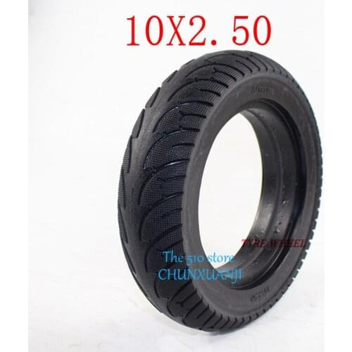 Free shipping high porformance 10x2.50 soild tire 10 inch tyre for Balancing self Smart Balance Electric Scooter Accessory