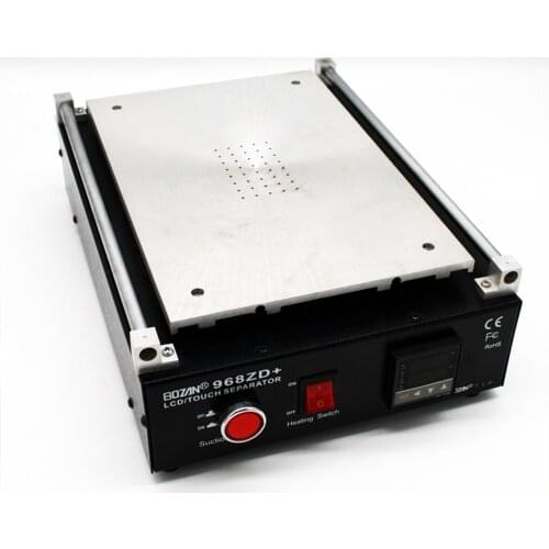 Large Size Mobile Phone Screen Repair Screen Separation 800W Built-in Pump BOZAN 968ZD+ LCD Within 14 Inches Vacuum Separator