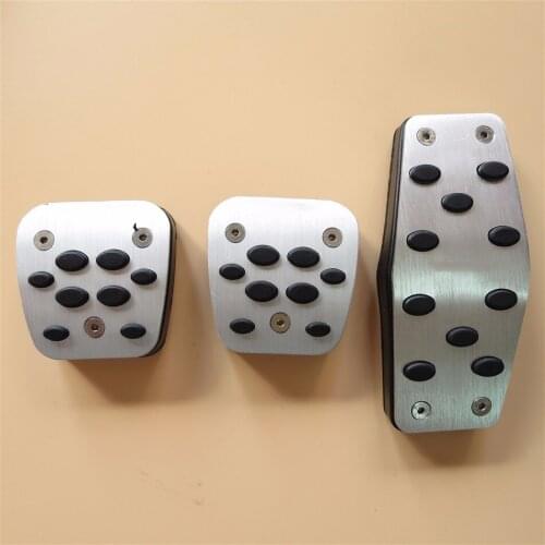 DEE manual clutch Throttle brakes no perforation Foot pedal Pad For Chevrolet Cruze sedan hatchback Car Accessory Stickers
