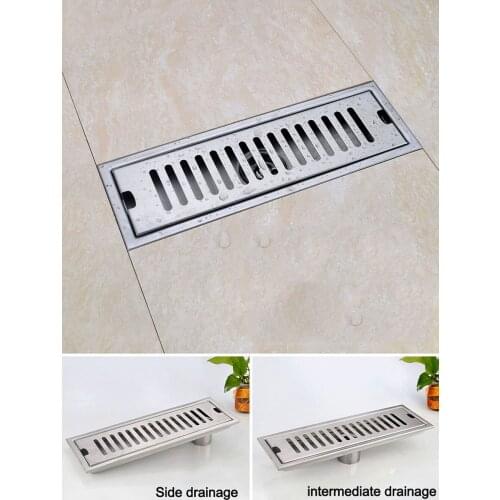 Stainless Steel Shower Room Large Flow Floor Drain Ground Water Drainage Waste Discharge Deodorant Bathroom Accessories Sanitary