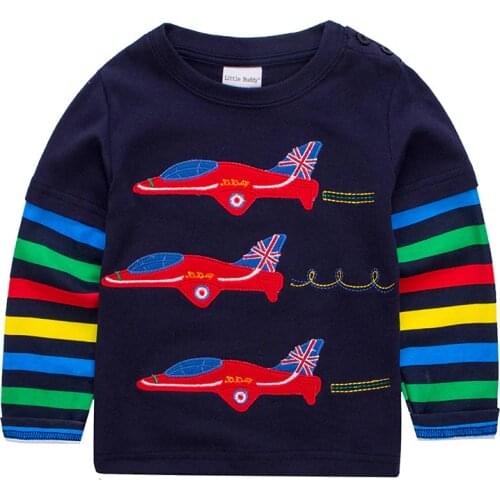 Jumpingbaby Long Sleeve T-Shirts For Boys