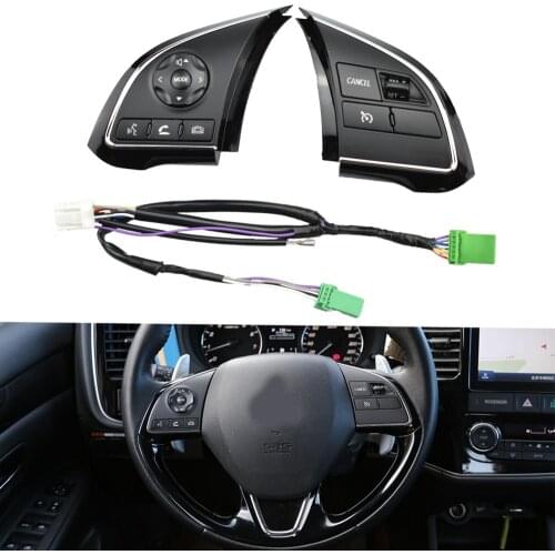 Steering Wheel Audio Volume Bluetooth Cruise Control Switch Button For Mitsubishi Outlander 2016 2017 2018 2019 Mirage 2016