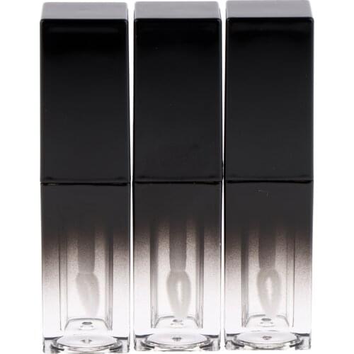 3 Pieces 5ml Empty DIY Lip Gloss Tubes Reusable Containers for Make Up Beauty