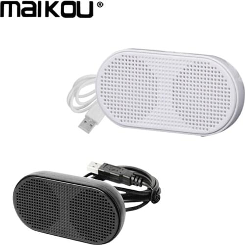 Maikou Mini USB Speaker Dual Horn Units Stereo Player Built-in Sound Card Decoder