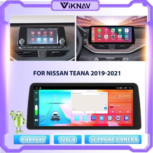 12.3 Inch Multimedia Screen Car Radio For Nissan Teana 2019-2021 Media GPS Navigation Touch Headunit 8 Core Carplay DSP