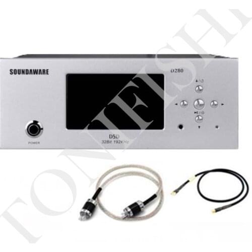 Soundaware D280 Hifi Affordable Network Digital Transport Femto Clock High Performance Sound Source FPGA Music Player DSD PCM